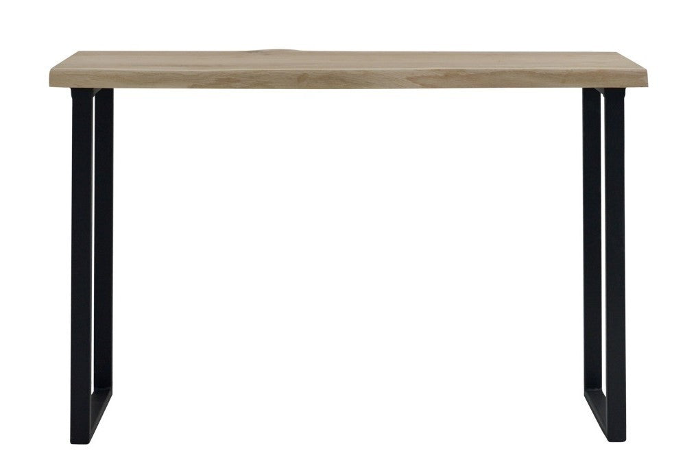 Console Harlem en chêne D870C, 120 × 35 × 79 cm, vue fabricant 3. Autres meubles et décoration vendus séparément.