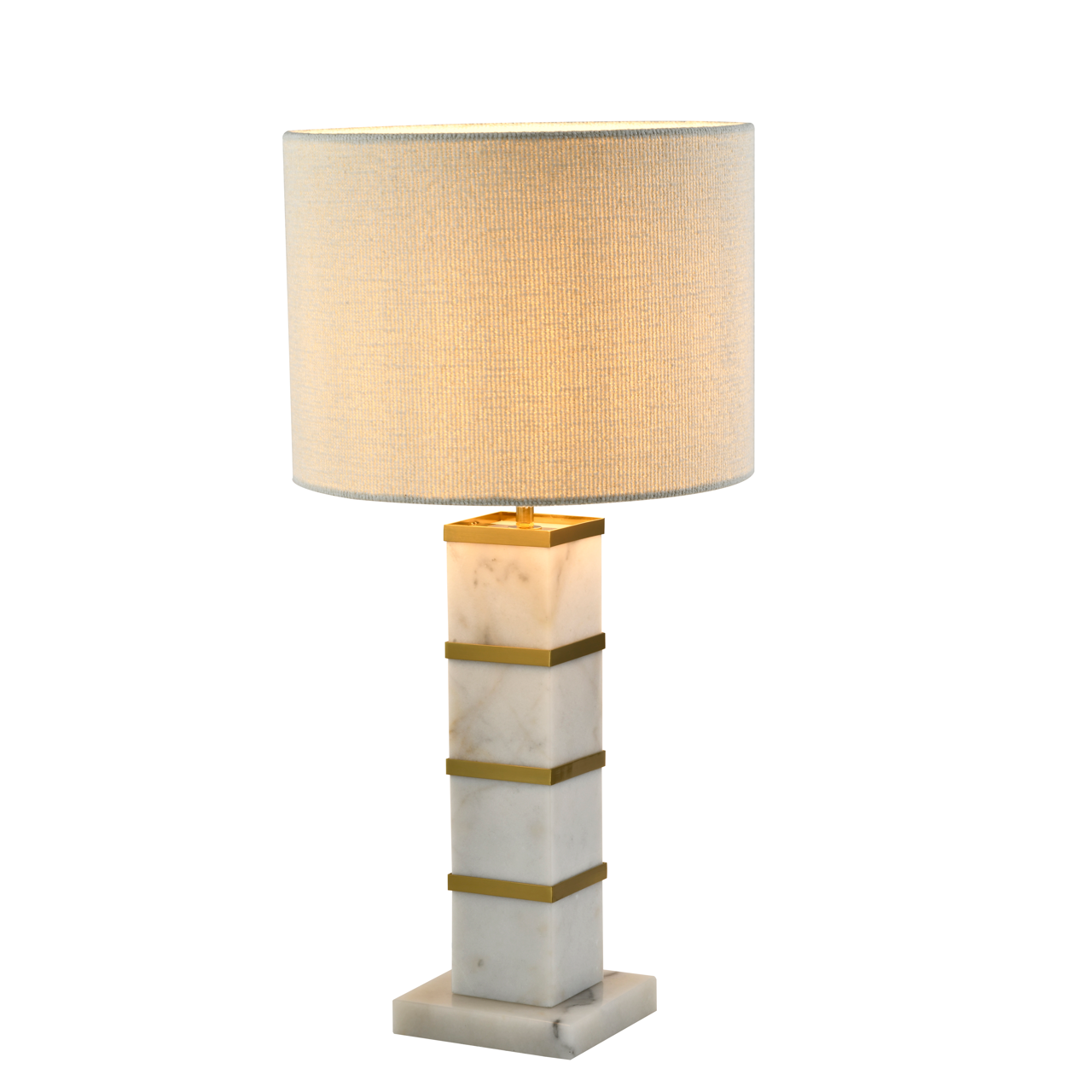 Table lamp Celinae white including lampshade
