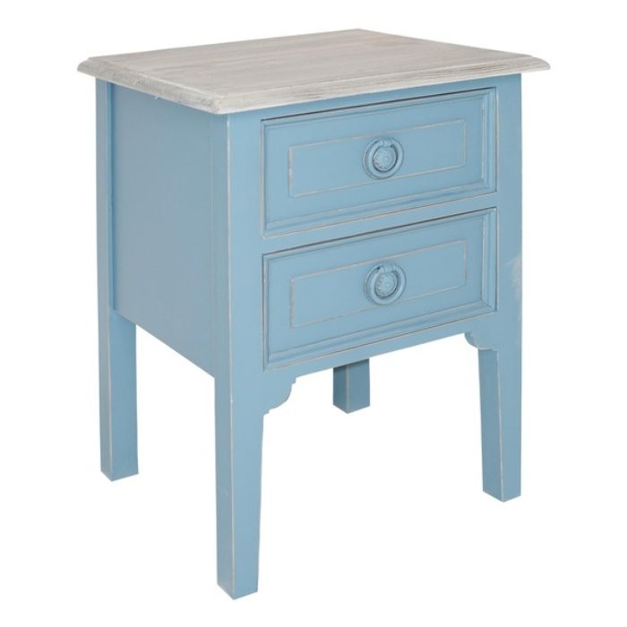 Chevet Capucine D774, 45 × 40 × 61 cm, vue officielle 2. Autres meubles et décoration vendus séparément.