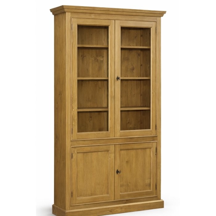 Bibliothèque Madeleine indépendante, 4 portes Rosiris D211, vue officielle du fabricant 3. Autres articles et accessoires vendus séparément.