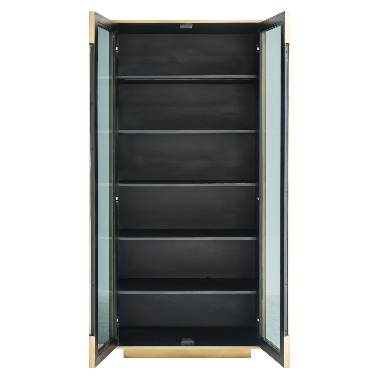 Storage cabinet Finsbury black/gold