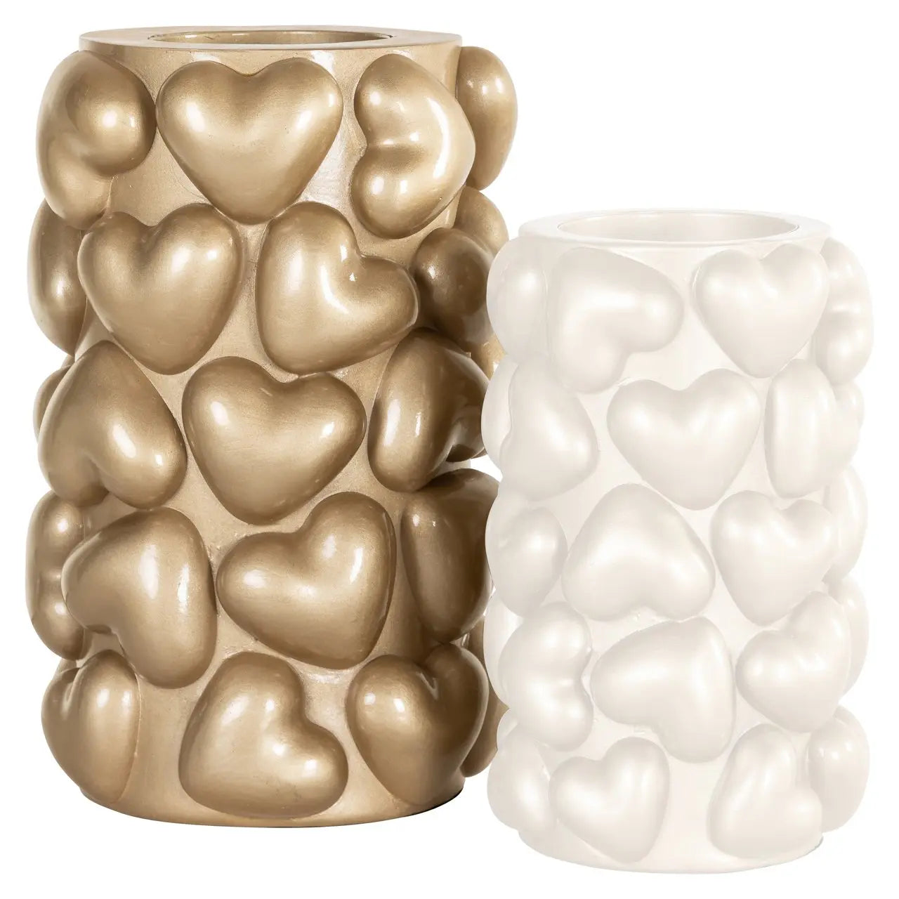 Candle holder Anne gold large