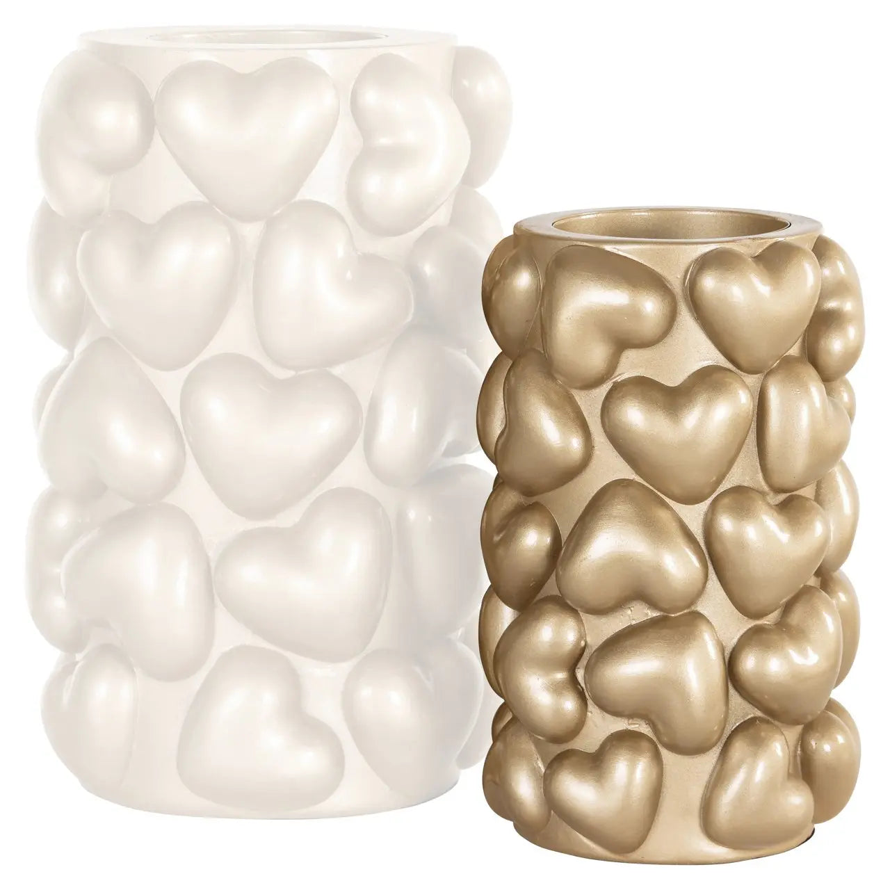 Candle holder Anne gold small