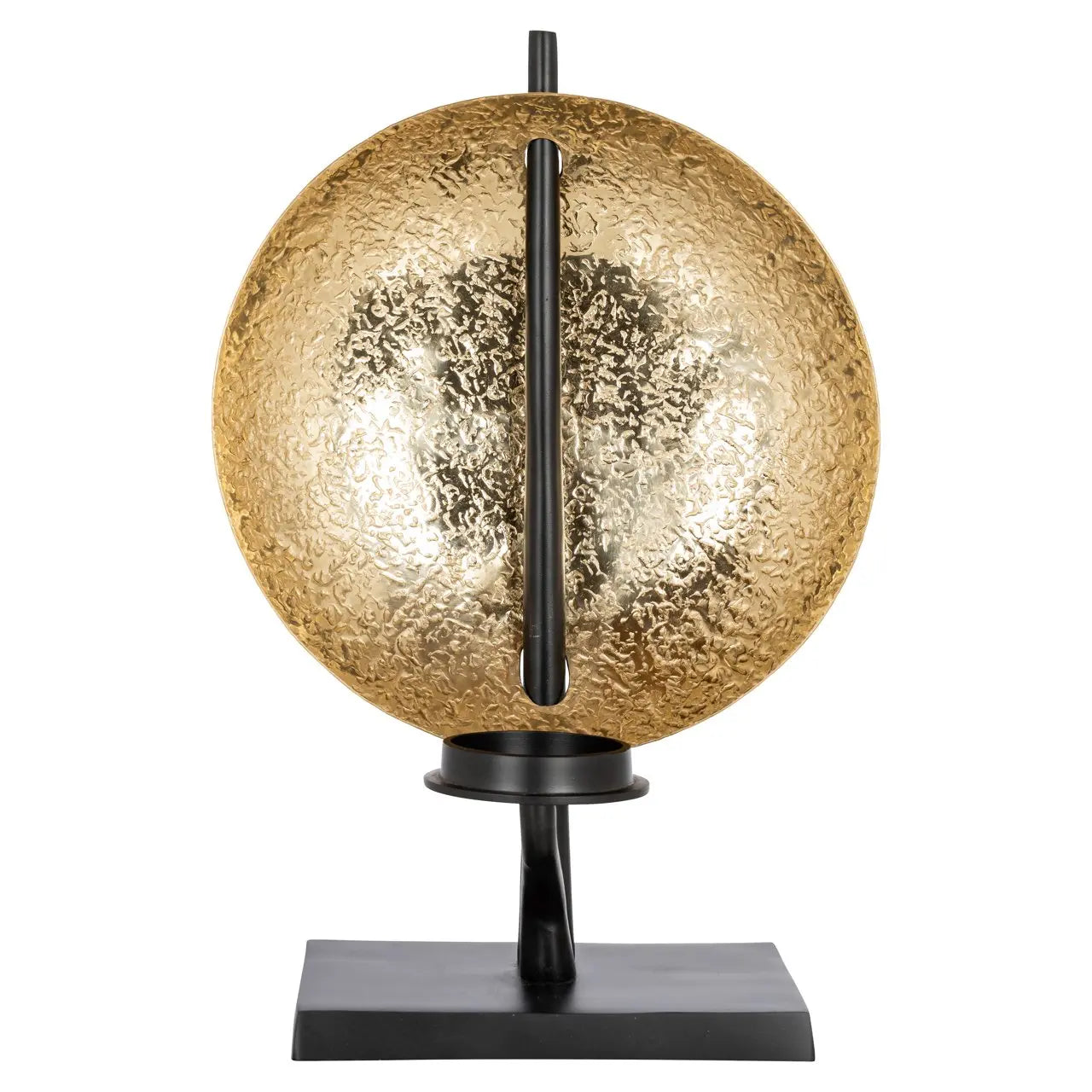 Candle holder Chayra black/gold