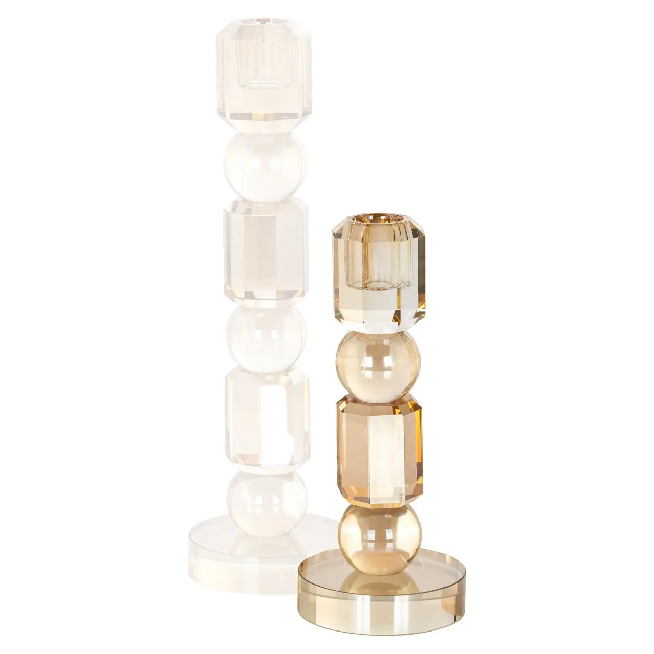 Candle holder Meral brown small