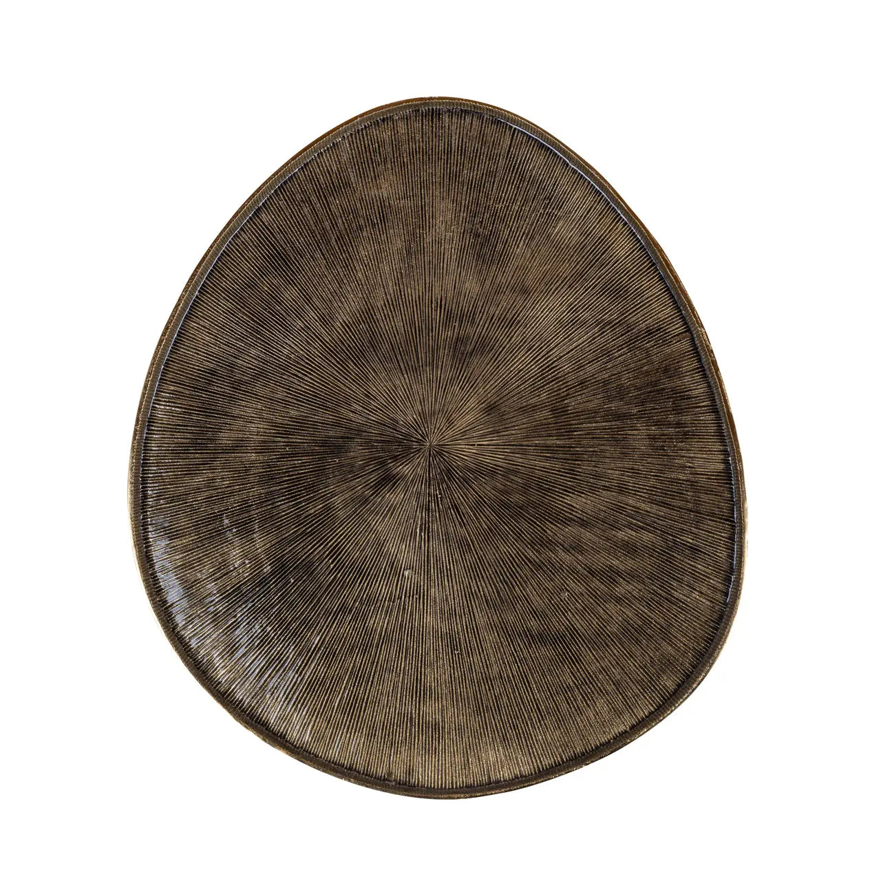 Coffee table Louve brushed gold (Set of 2)