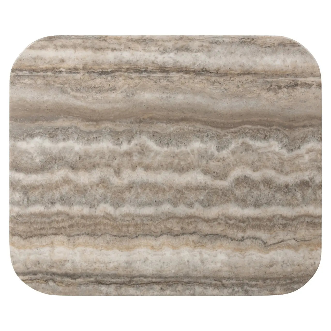 End table Denizly grey faux travertine