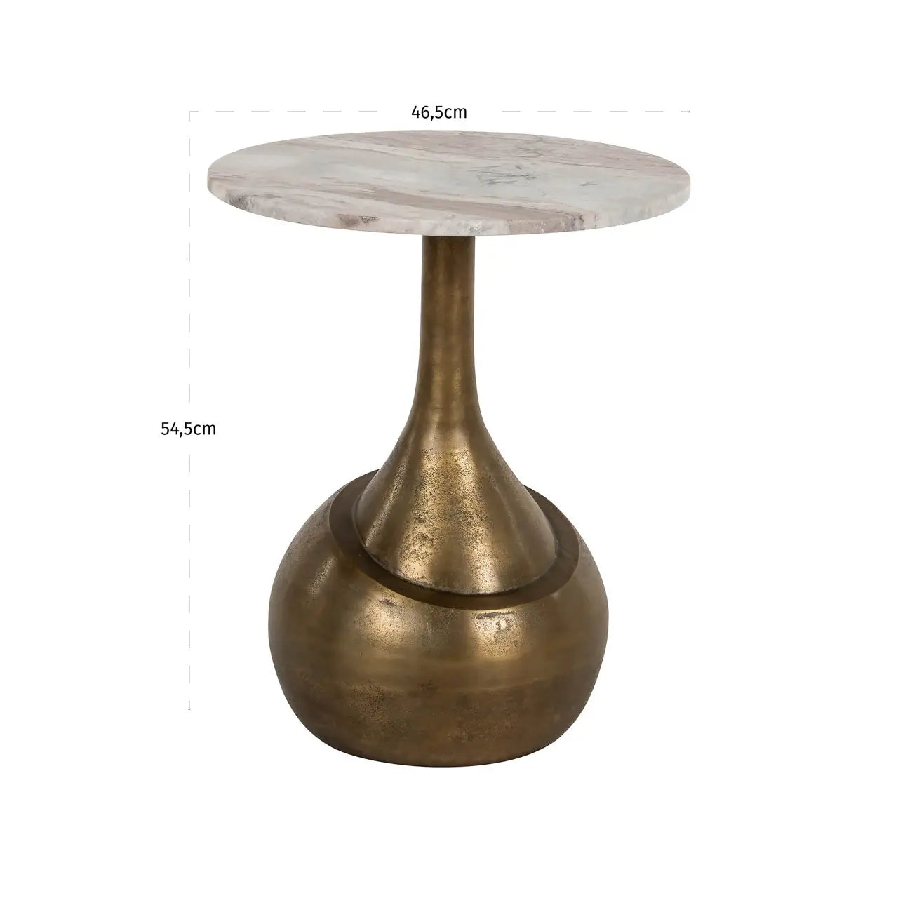 End table Sia Blush beige