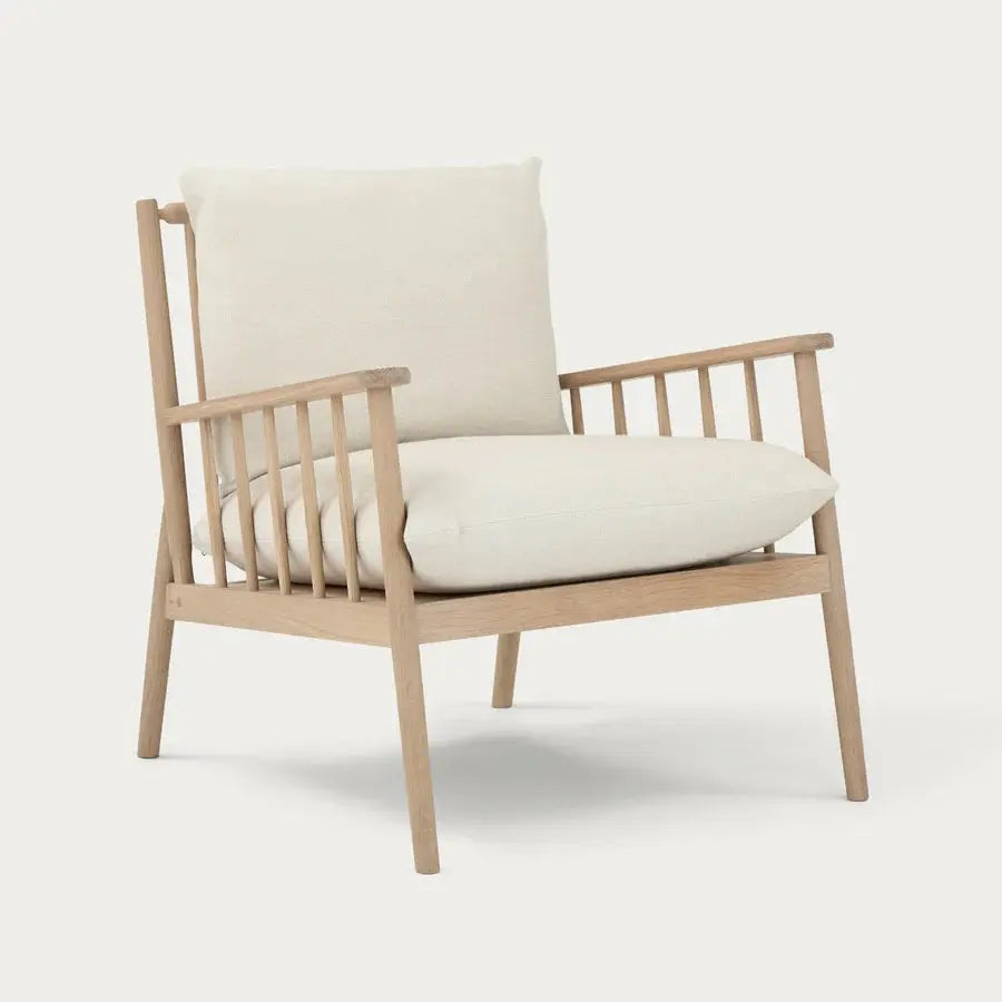 Fauteuil Casey, Tissu Hugo Pale Oat Ma boutique