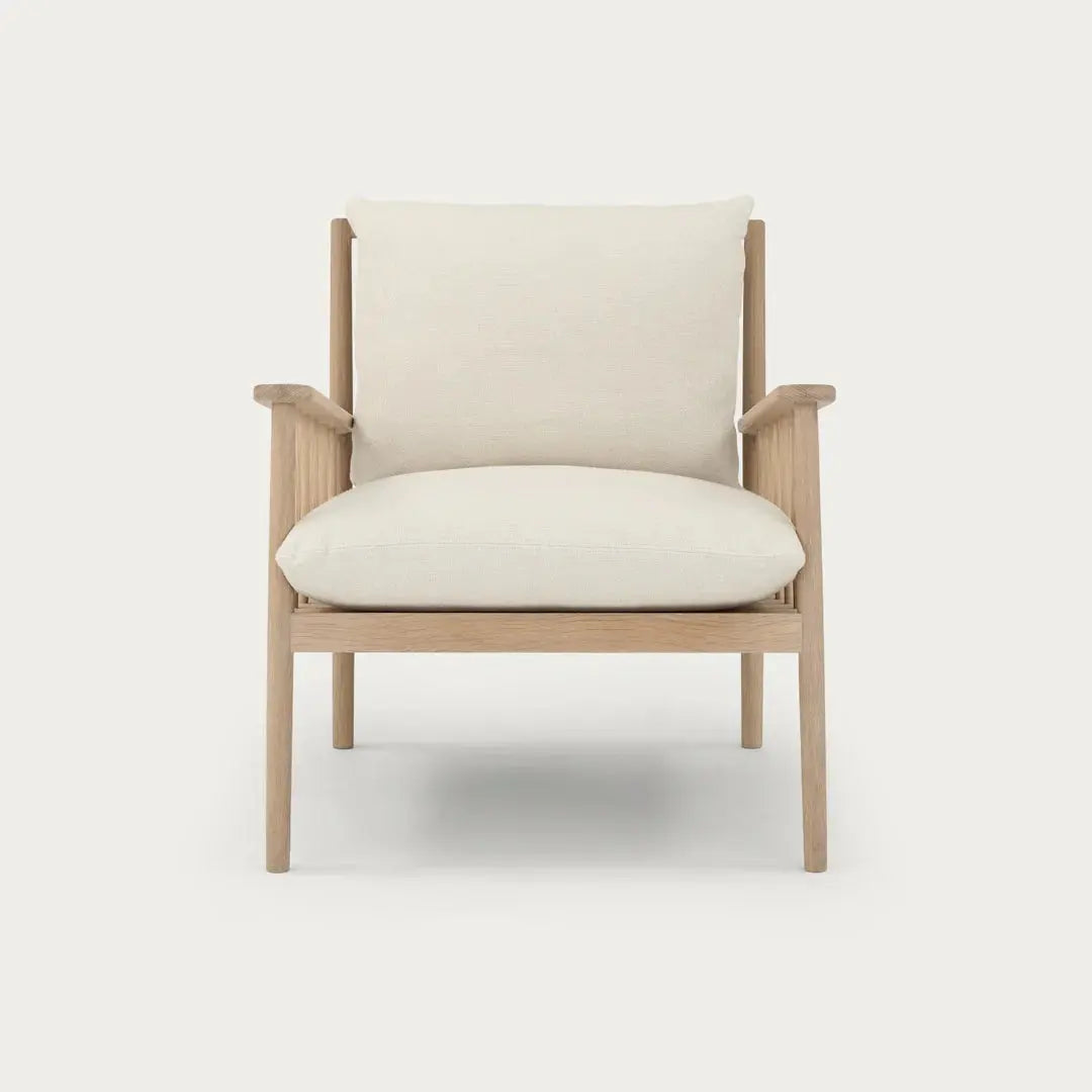 Fauteuil Casey, Tissu Hugo Pale Oat Ma boutique