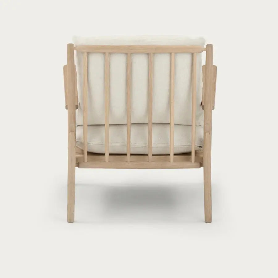 Fauteuil Casey, Tissu Hugo Pale Oat Ma boutique