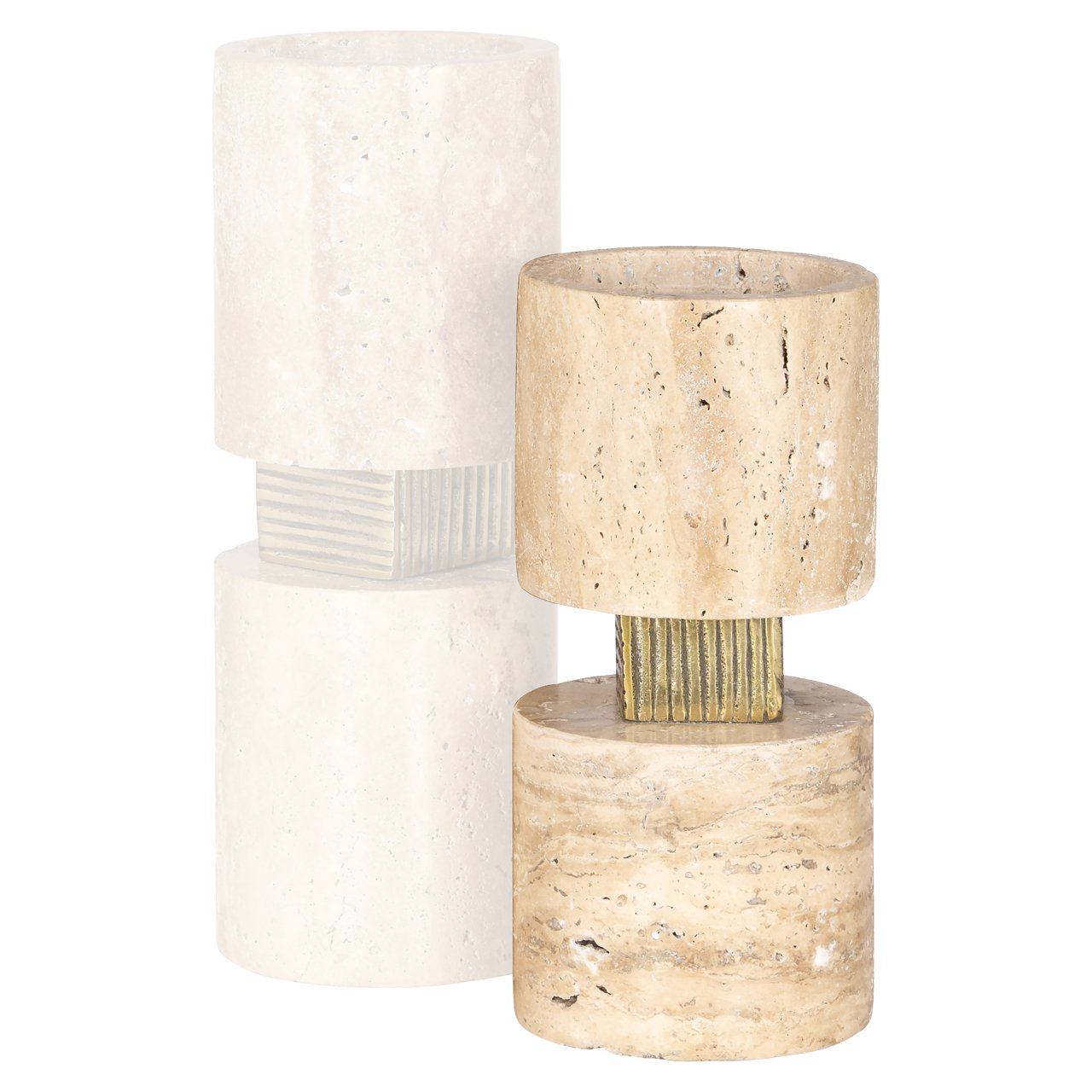 Candle holder Boaz beige small