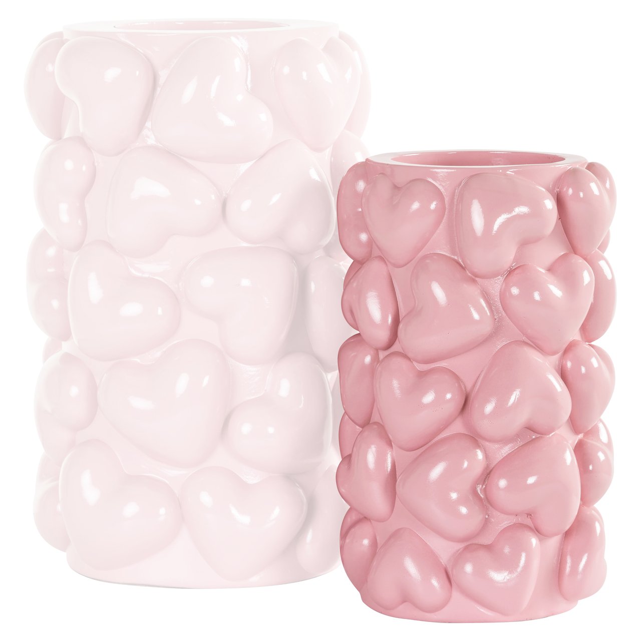Candle holder Emel pink small