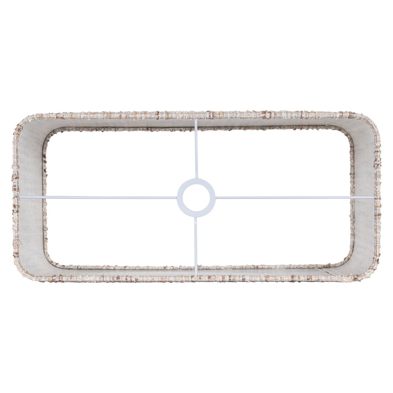 Lampshade Filou cream coco rectangle large