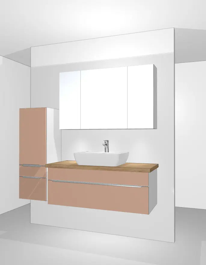 Pack Salle de bain BSET120-006 Hezioss Décoration