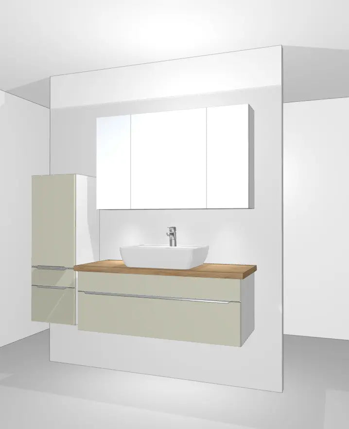 Pack Salle de bain BSET120-006 Hezioss Décoration