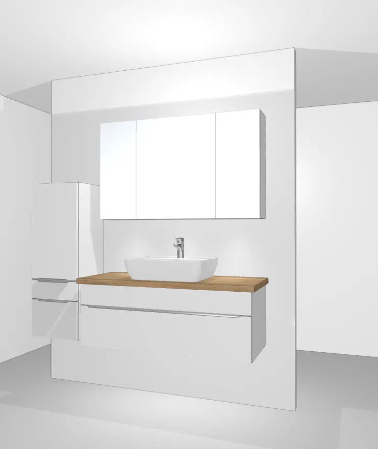 Pack Salle de bain BSET120-006 Hezioss Décoration