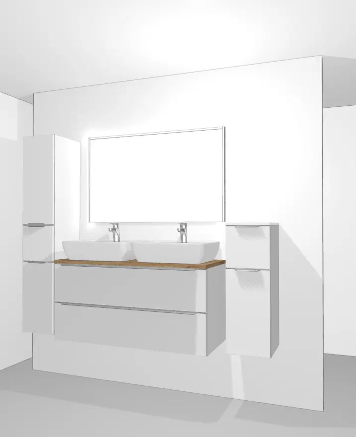 Pack Salle de bain BSET120-016 Hezioss Décoration