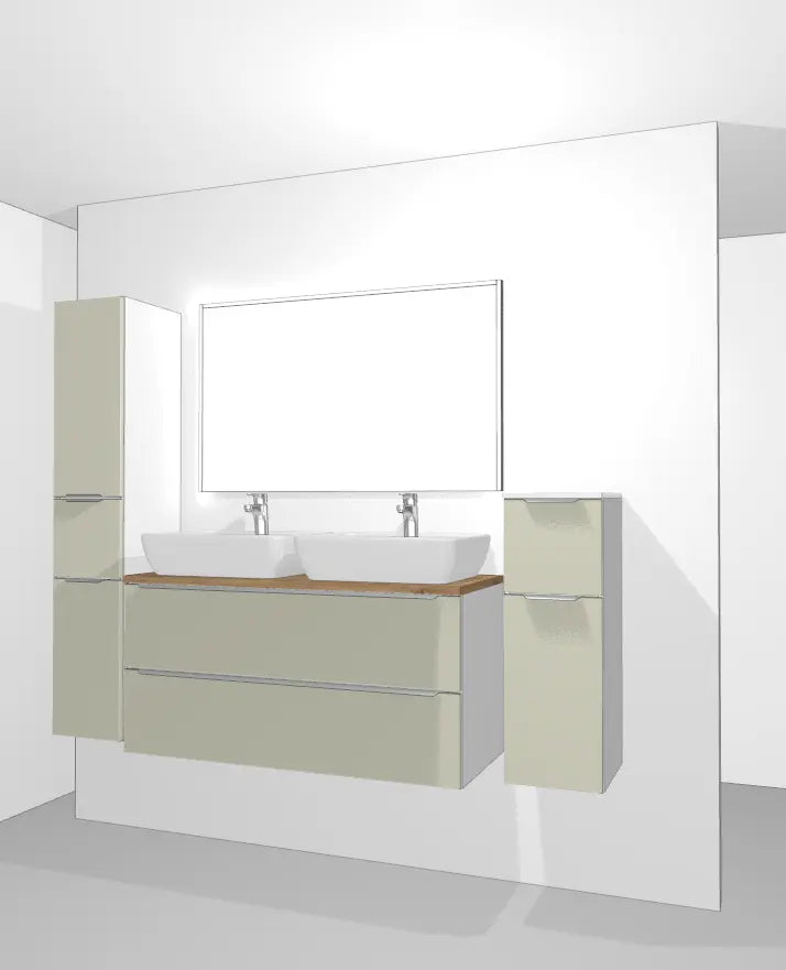 Pack Salle de bain BSET120-016 Hezioss Décoration
