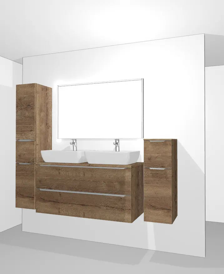 Pack Salle de bain BSET120-016 Hezioss Décoration
