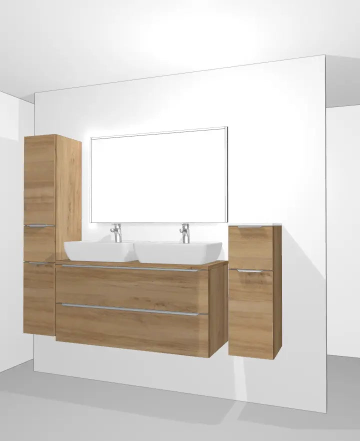 Pack Salle de bain BSET120-016 Hezioss Décoration