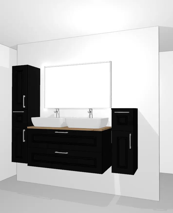 Pack Salle de bain BSET120-016 Hezioss Décoration