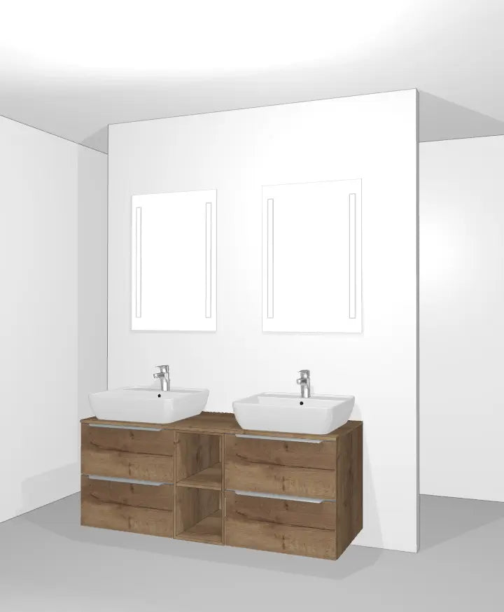 Pack Salle de bain BSET150-002 Hezioss Décoration