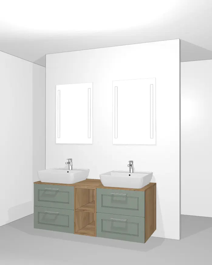 Pack Salle de bain BSET150-002 Hezioss Décoration