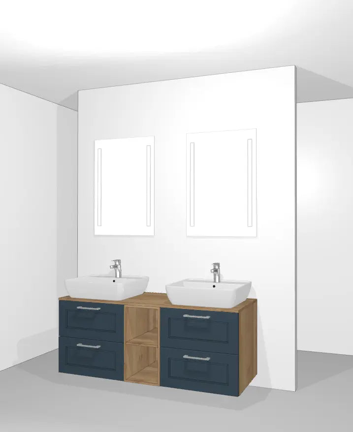 Pack Salle de bain BSET150-002 Hezioss Décoration