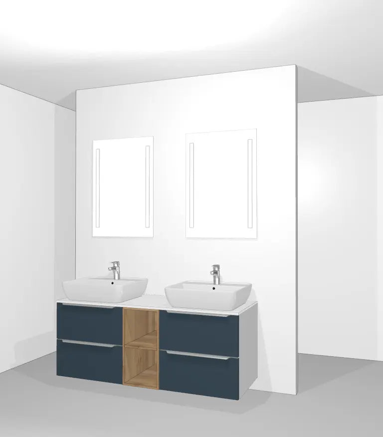 Pack Salle de bain BSET150-002 Hezioss Décoration