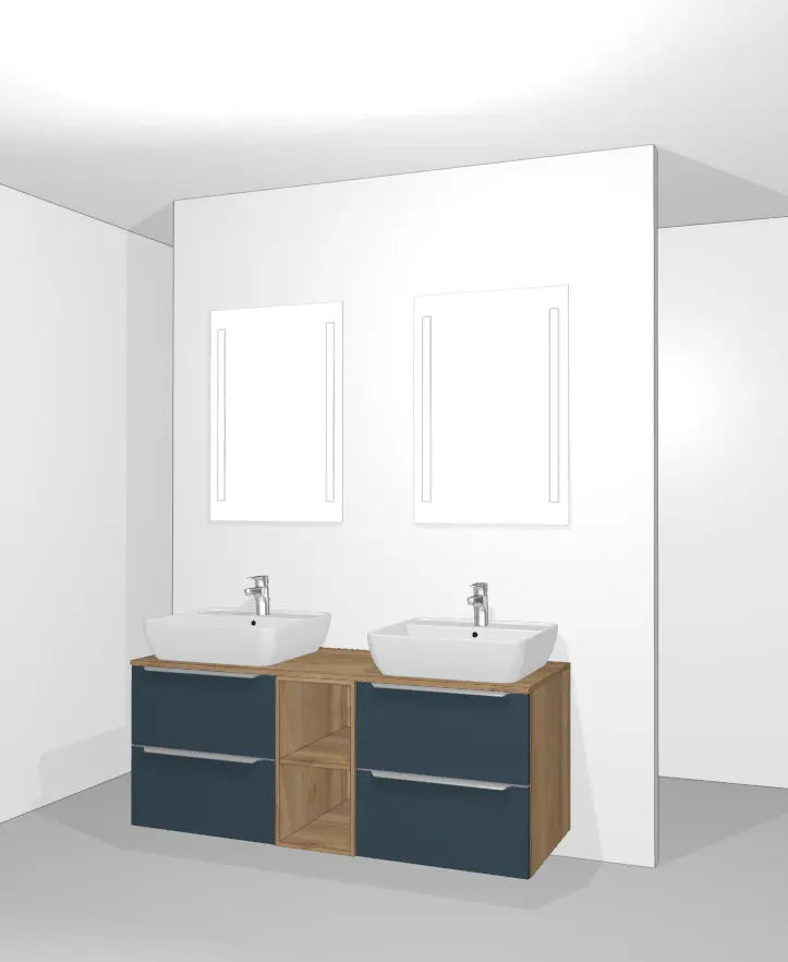 Pack Salle de bain BSET150-002 Hezioss Décoration