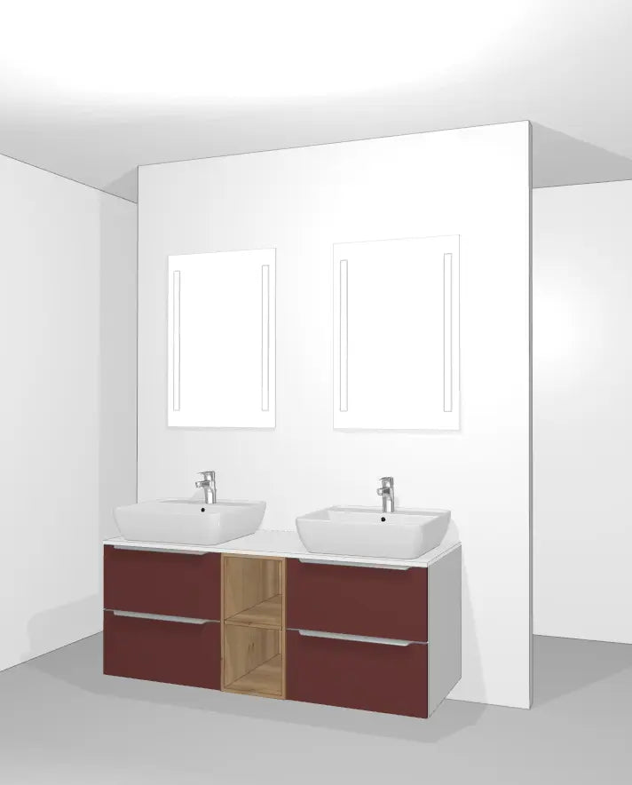 Pack Salle de bain BSET150-002 Hezioss Décoration