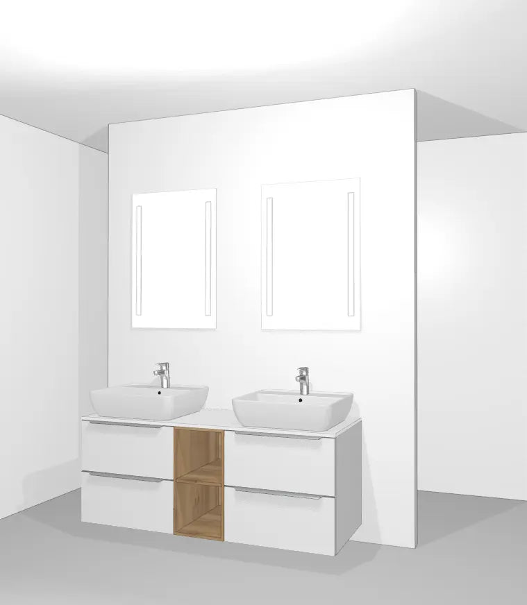 Pack Salle de bain BSET150-002 Hezioss Décoration