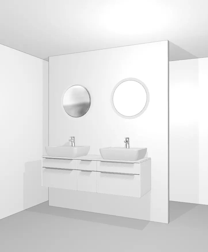 Pack Salle de bain BSET150-003 Hezioss Décoration