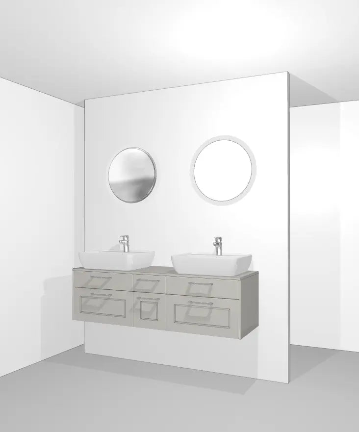 Pack Salle de bain BSET150-003 Hezioss Décoration