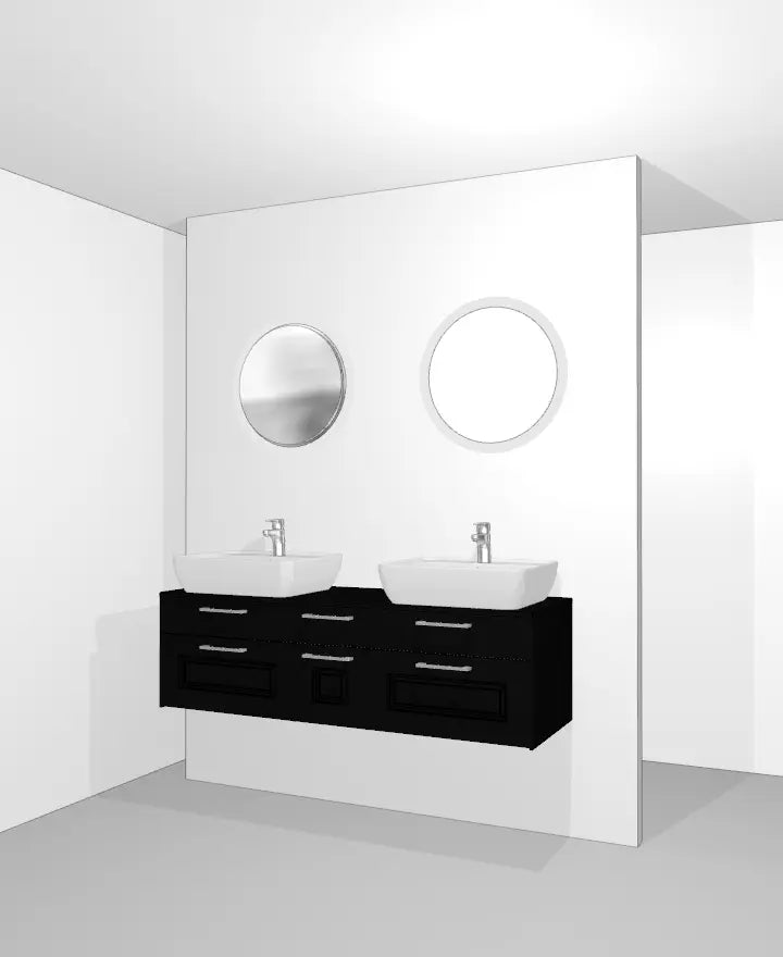 Pack Salle de bain BSET150-003 Hezioss Décoration