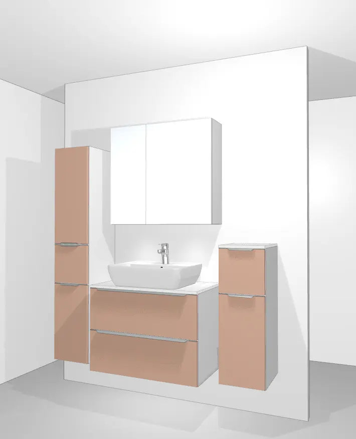 Pack Salle de bain BSET80-007 Hezioss Décoration