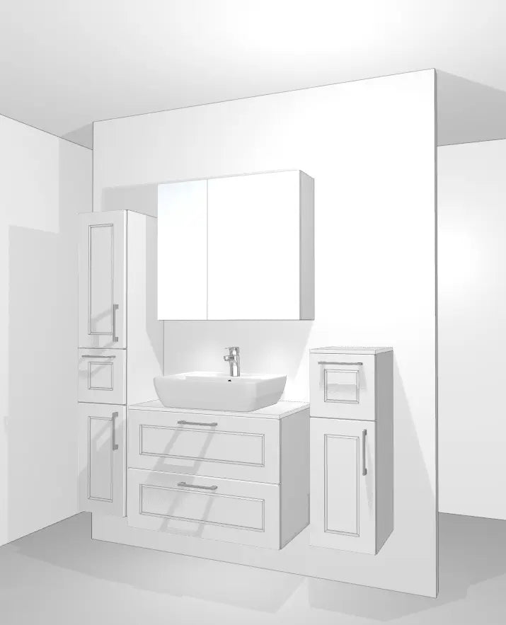 Pack Salle de bain BSET80-007 Hezioss Décoration