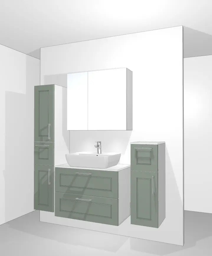Pack Salle de bain BSET80-007 Hezioss Décoration