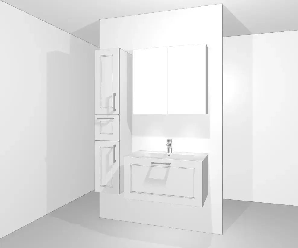 Pack Salle de bain BSET80-013 Hezioss Décoration