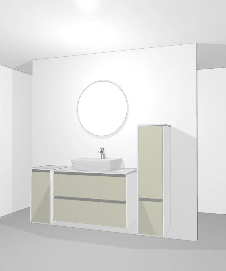 Pack Salle de bain NBSET100-011 Hezioss Décoration