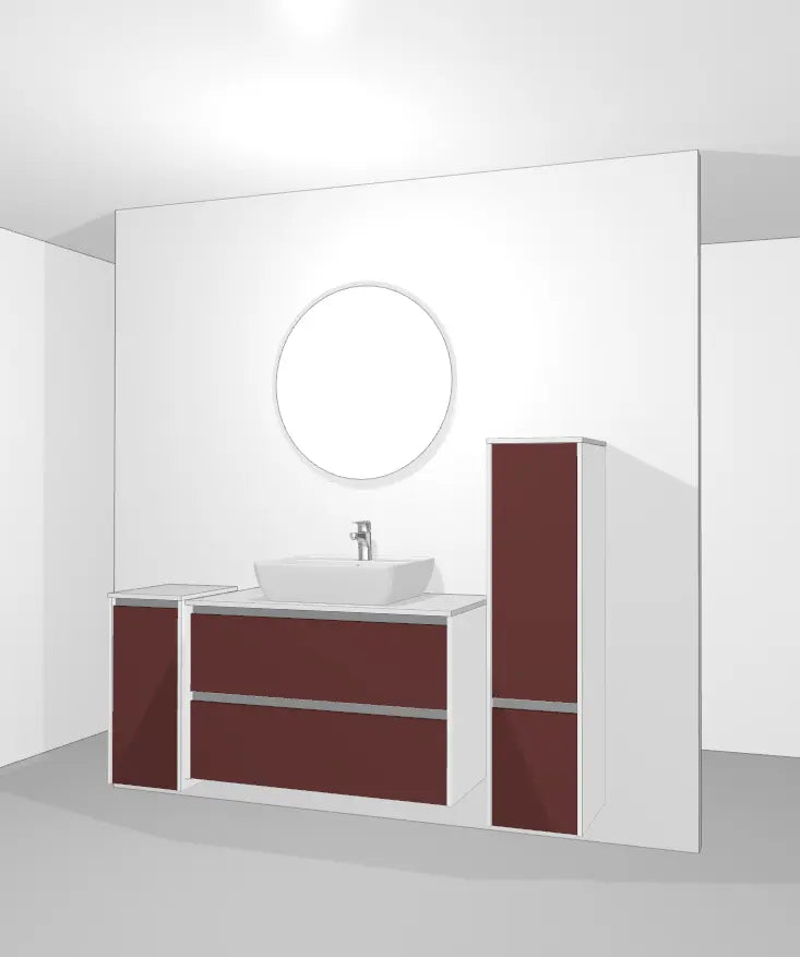 Pack Salle de bain NBSET100-011 Hezioss Décoration