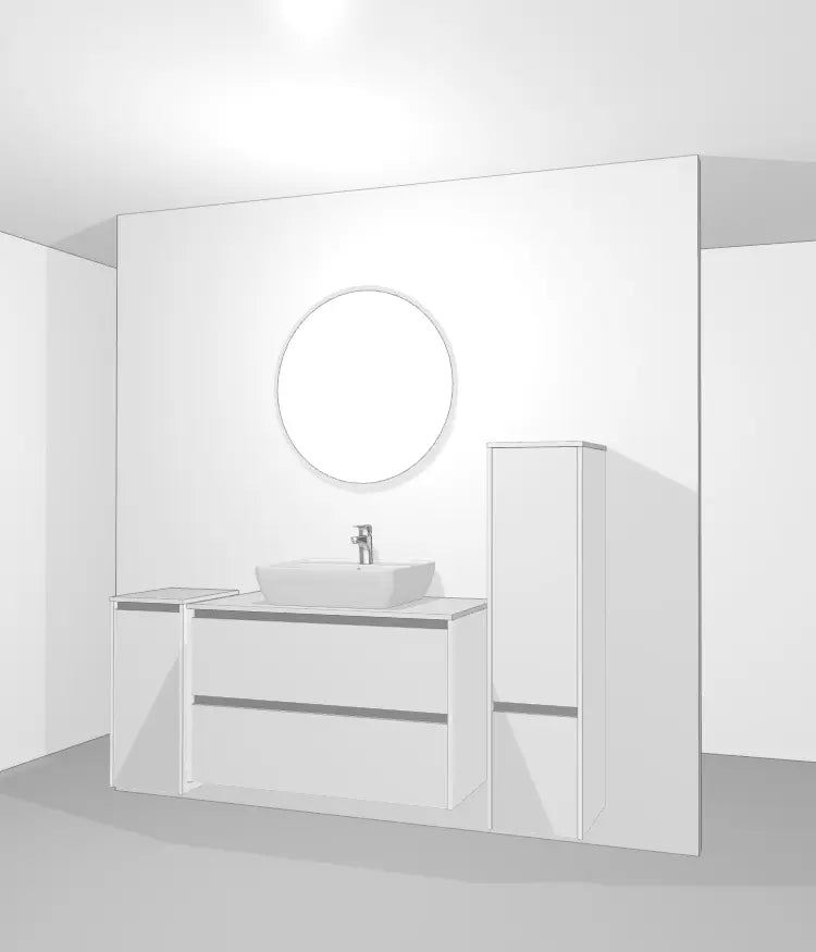 Pack Salle de bain NBSET100-011 Hezioss Décoration