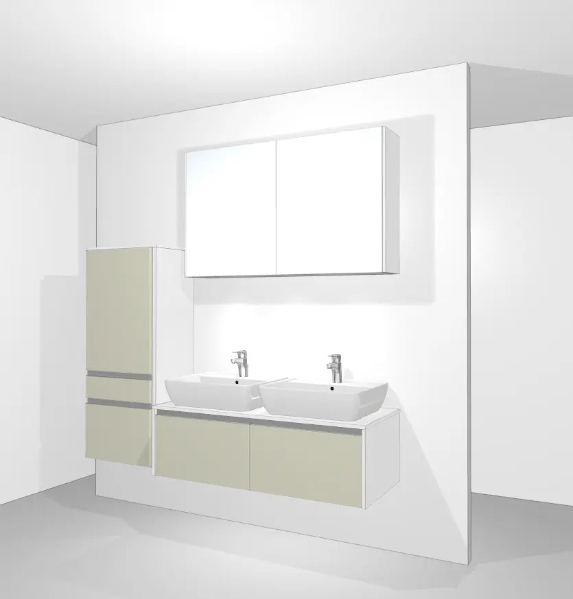 Pack Salle de bain NBSET120-003 Hezioss Décoration