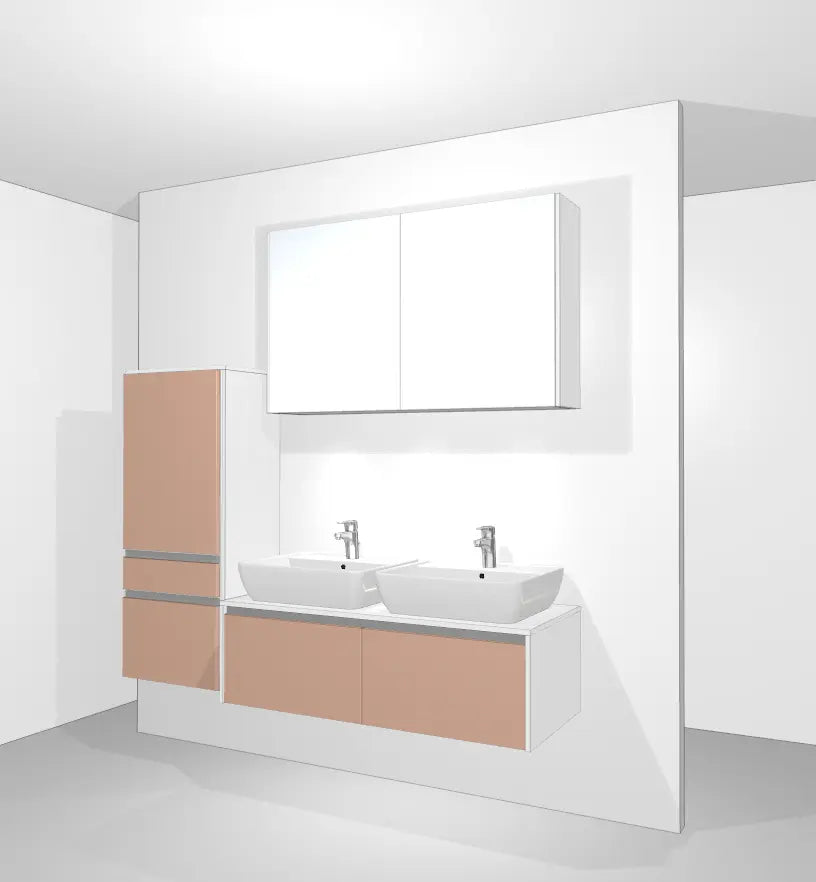 Pack Salle de bain NBSET120-003 Hezioss Décoration