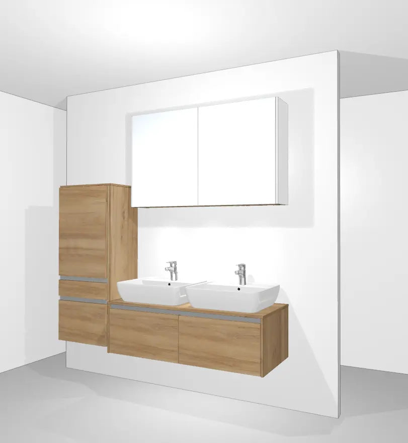 Pack Salle de bain NBSET120-003 Hezioss Décoration