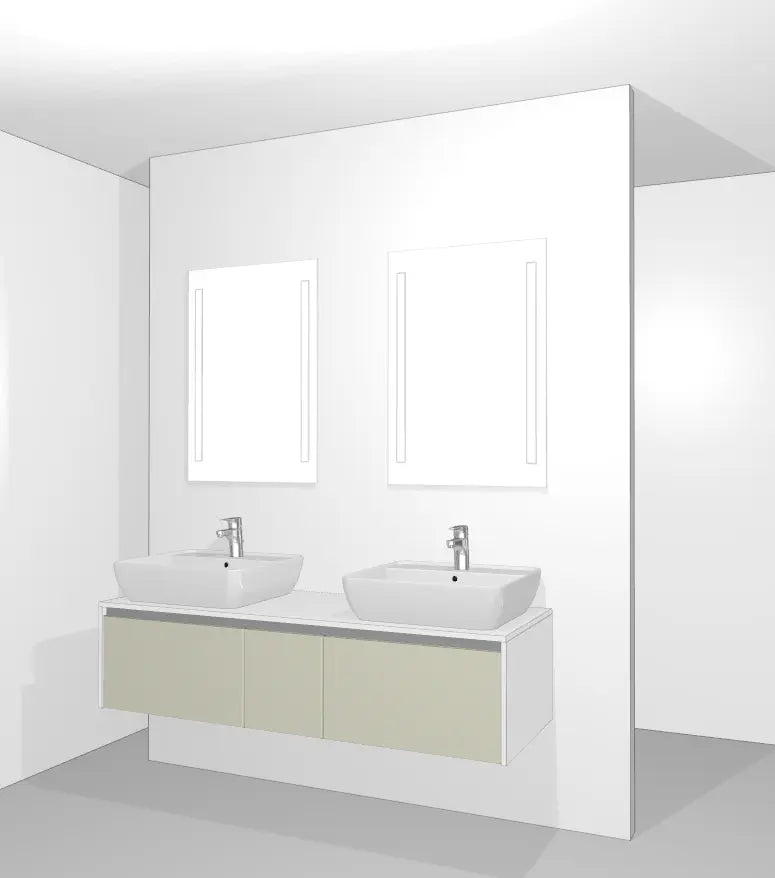 Pack Salle de bain NBSET150-001 Hezioss Décoration