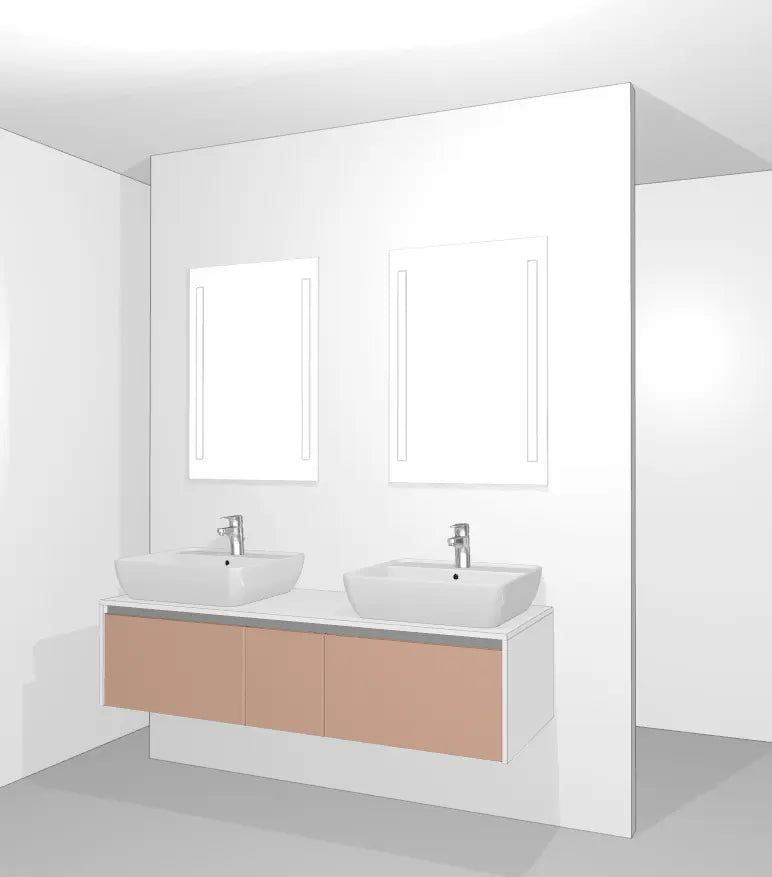 Pack Salle de bain NBSET150-001 Hezioss Décoration