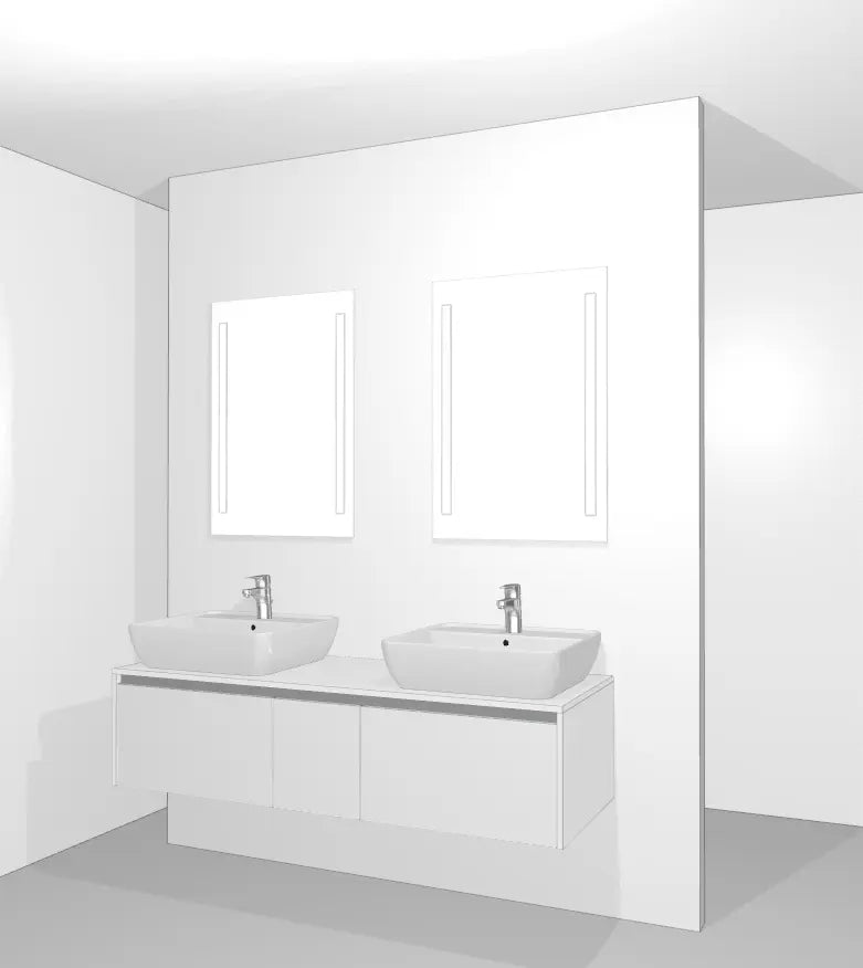 Pack Salle de bain NBSET150-001 Hezioss Décoration
