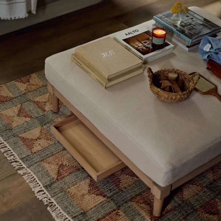 Pouf Ophelia, Hugo Pale Oat Ma boutique